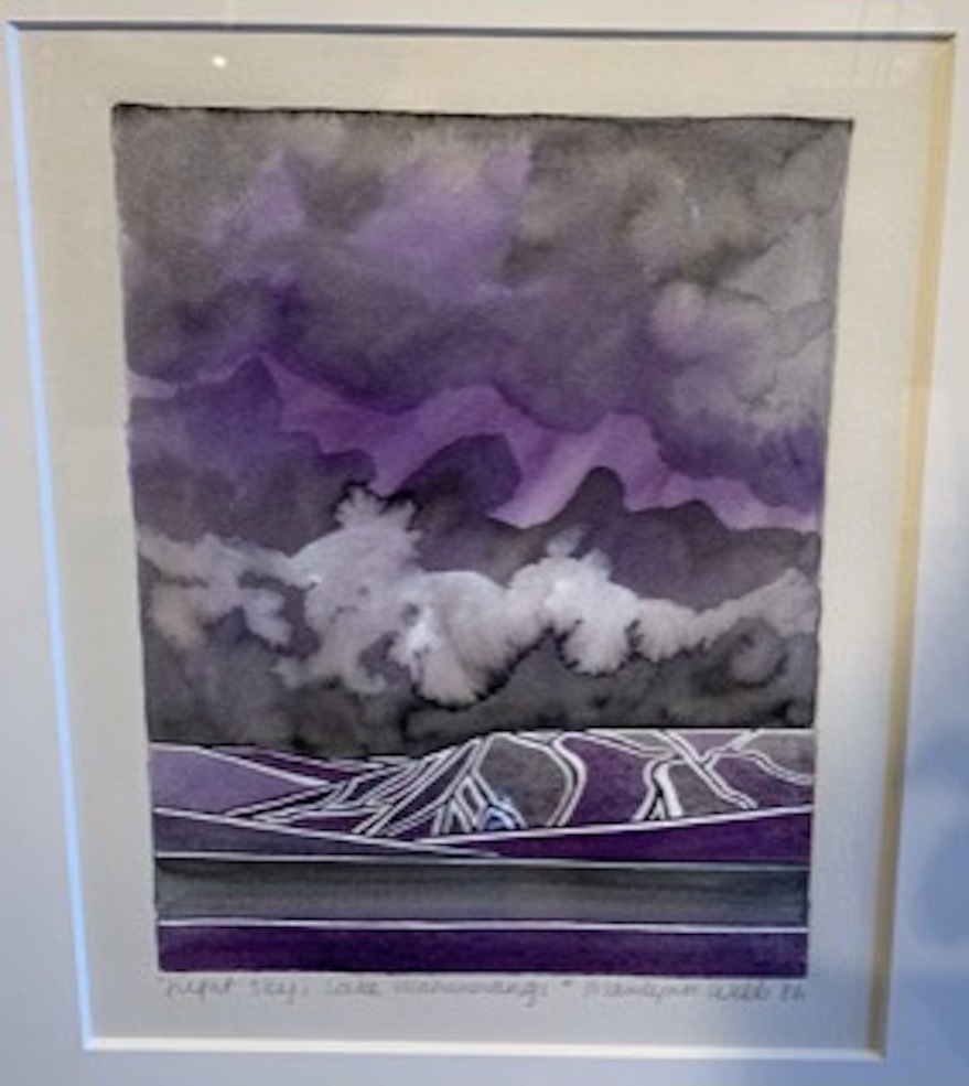 M Webb  |Night sky purple| McAtamney Gallery and Design Store | Geraldine | NZ